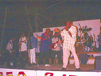 Errol Polka Dot and the Hurricane Band at Roots Bamboo in Negril Jamaica