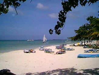 The Beach in Negril, Jamaica