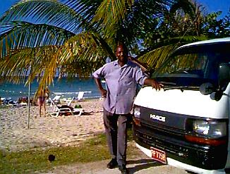 Driver Rocky in Negril, Jamaica