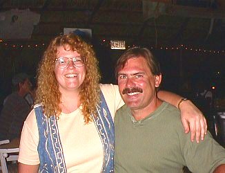 Dale and Brenda at the Negril Yacht Club in Negril Jamaica