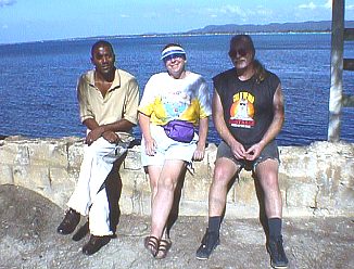 Delroy, Estelle and the Pirate in Negril Jamaica