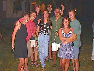 Fitz and Friends at Sam Sara's Monday Night Concert Series on the cliffs in Negril Jamaica