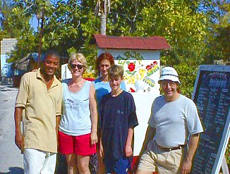 Jules and Family at Mariner's Inn in Negril Jamaica