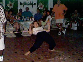 Liz Wins at Legends in Negril Jamaica