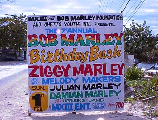 Bob Marley Birthday Bash at MXIII in Negril Jamaica