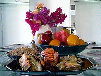 Food not far from Negril Jamaica