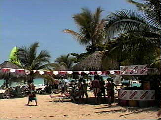 Beach in Negril, Jamaica