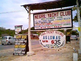 The Negril Yacht Club in Negril, Jamaica
