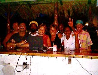 Party at the Yacht Club in Negril, Jamaica