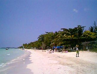 Beach Scene in Negril, Jamaica
