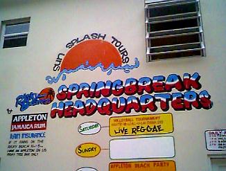 Springbreak Headquaters at Risky Business in Negril, Jamaica