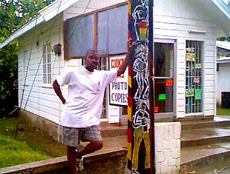 Motor Citi Pole on Tigress Court in Negril, Jamaica