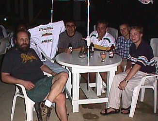 The Missouri Men at the Negril Yacht Club in Negril Jamaica