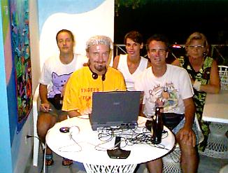 The Italian History making Crew at Travellers in Negril, Jamaica