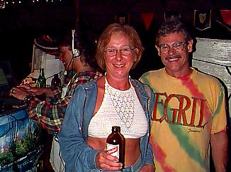 Deb and Scott at the Negril Yacht Club in Negril, Jamaica