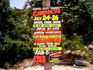 Carnival in Negril, Jamaica