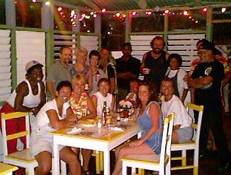 The Pub Crawl at Mama B's in Negril Jamaica