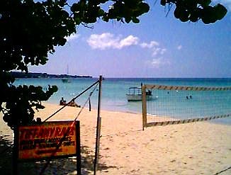 Beach Day at Risky Business in Negril, Jamaica