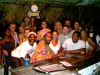 Live at the Yacht Club in Negril, Jamaica