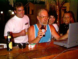 Last Saturday with Peter and Cathie at the Negril Yacht Club in Negril, Jamaica