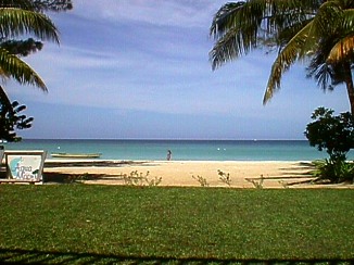 Aqua Moon Beach in Negril, Jamaica