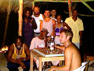 Prento's Party at Thatch Hut Bar on Tigress Lane in Negril, Jamaica
