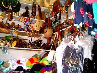 Ms. Palmer's Shop at the Negril Vendor's Carnival in Negril, Jamaica