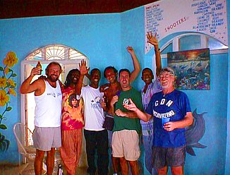 Jules and Family at Mariner's Inn in Negril Jamaica