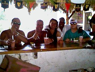 Good Friends at the Yacht Club in Negril, Jamaica