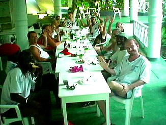 Good Friends at Eddie's Tigress II in Negril, Jamaica