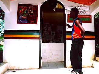 Peter Tosh Memorial outside Negril, Jamaica