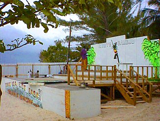 Setting the Stage at Roots Bamboo in Negril Jamaica