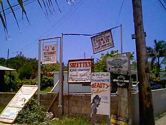 Pee Wee Lane in Negril, Jamaica