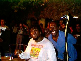 Mikey at Risky Business in Negril, Jamaica