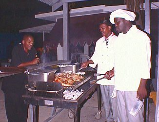 The Beach Grill at Roots Bamboo in Negril Jamaica