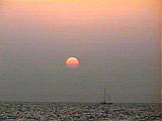 Sunset from Negril Gardens in Negril, Jamaica
