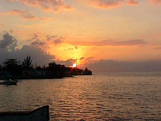 Sunset at the Negril Yacht Club Negril Jamaica