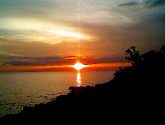 Sunset on The South Coast in Jamaica