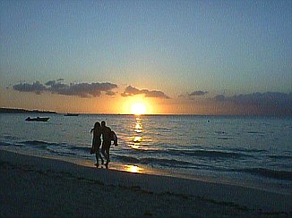 Sunset at Rondel Village in Negril Jamaica
