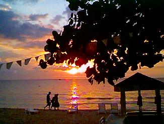 Sunset at Travellers in Negril, Jamaica