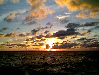 Sunset from Heartbeat in Negril Jamaica