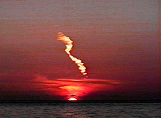 Wednesday's Sunset from Negril Jamaica