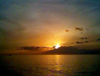 Sunset from 3 Dives in Negril, Jamaica