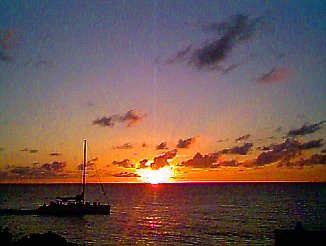 Sunset at Xtabi in Negril Jamaica