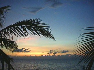 Thursday's Sunset at Xtabi in Negril Jamaica