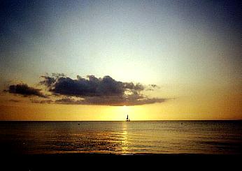 Adriana's Sunset in Negril, Jamaica