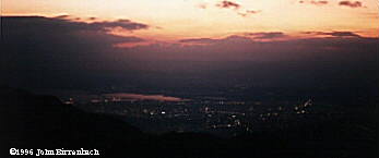 Sunset over Kingston