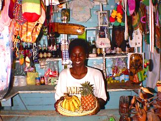 Vee's Favorite Shop on the West End  in Negril Jamaica