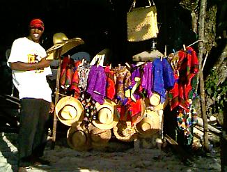 Visor Guy near Sea Gem and DeBuss in Negril, Jamaica